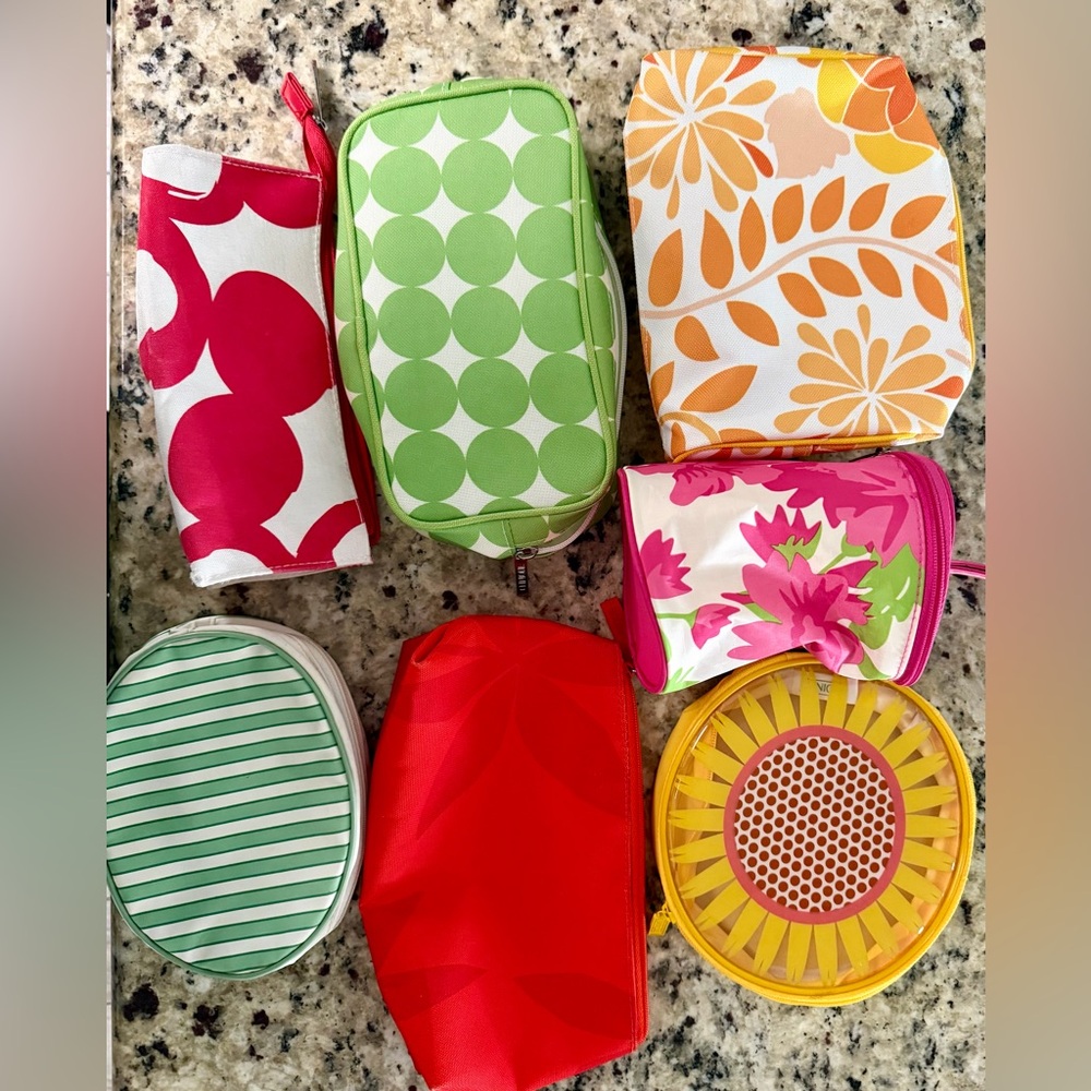 Big Lot Older Clinique Zip Makeup Bags